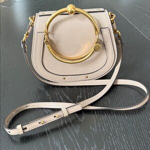 Chloe Small Nile Bracelet Leather Crossbody Bag